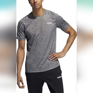 Adidas Climalite Short Sleeve Crew Neck Running Men's Shirt Gray Size L …